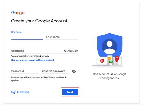 create new gmail account for others